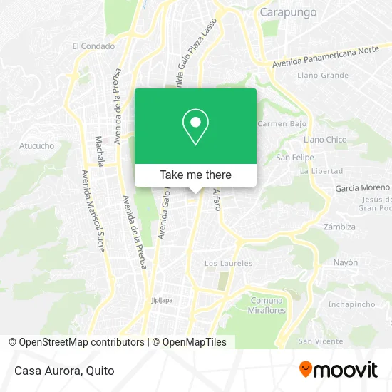 Mapa de Casa Aurora