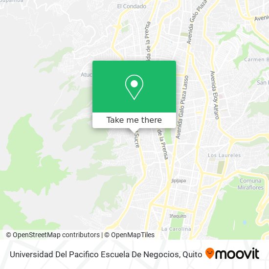 Universidad Del Pacifico Escuela De Negocios map