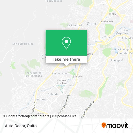 Auto Decor map