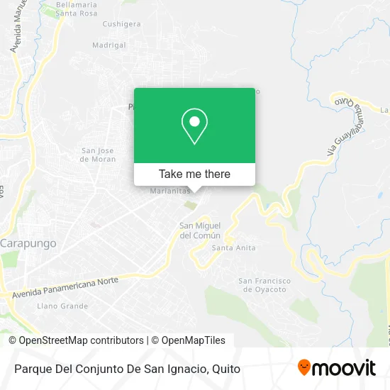 Parque Del Conjunto De San Ignacio map