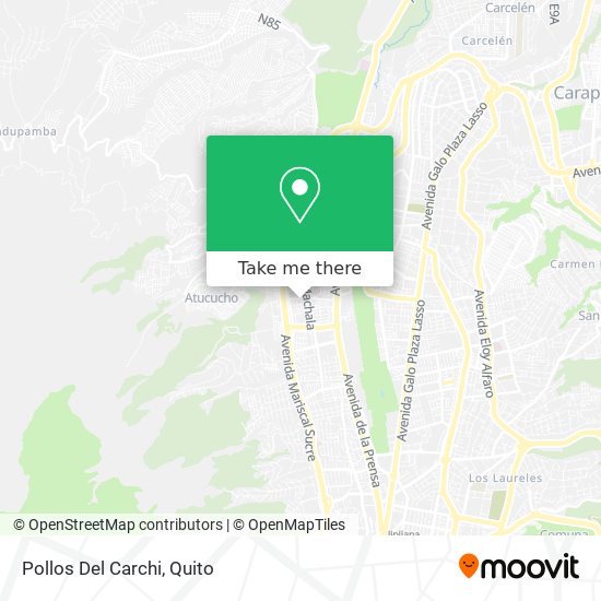 Mapa de Pollos Del Carchi