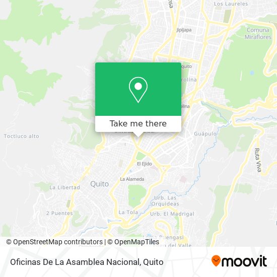 Mapa de Oficinas De La Asamblea Nacional