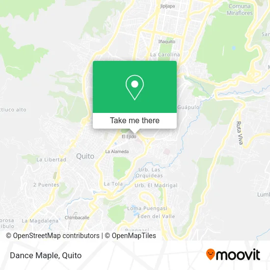 Mapa de Dance Maple