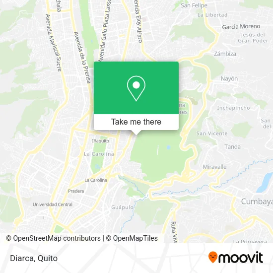 Diarca map