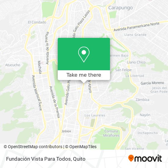 Fundación Vista Para Todos map
