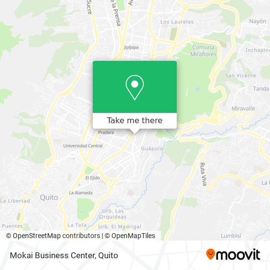 Mokai Business Center map