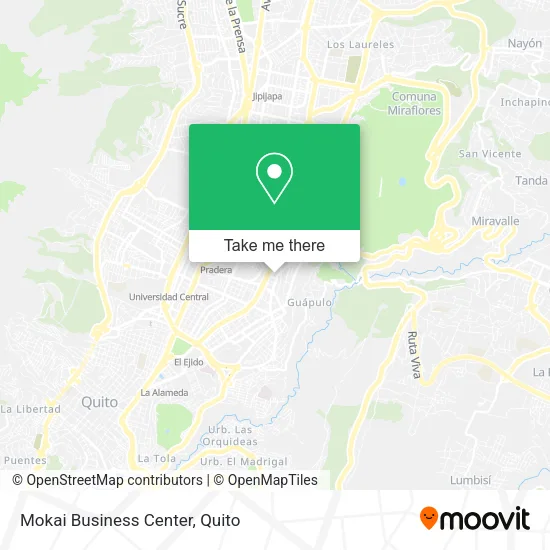 Mapa de Mokai Business Center
