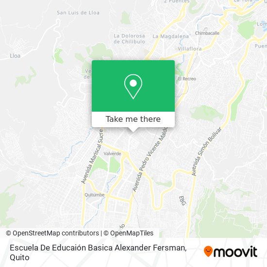Escuela De Educaión Basica Alexander Fersman map