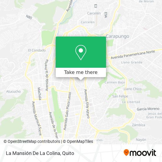 La Mansión De La Colina map