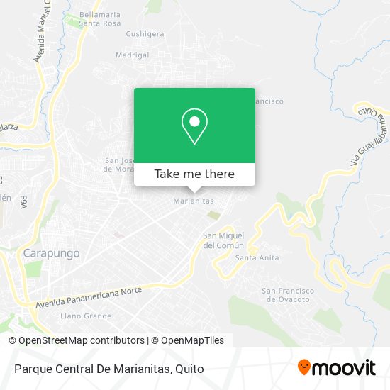 Parque Central De Marianitas map