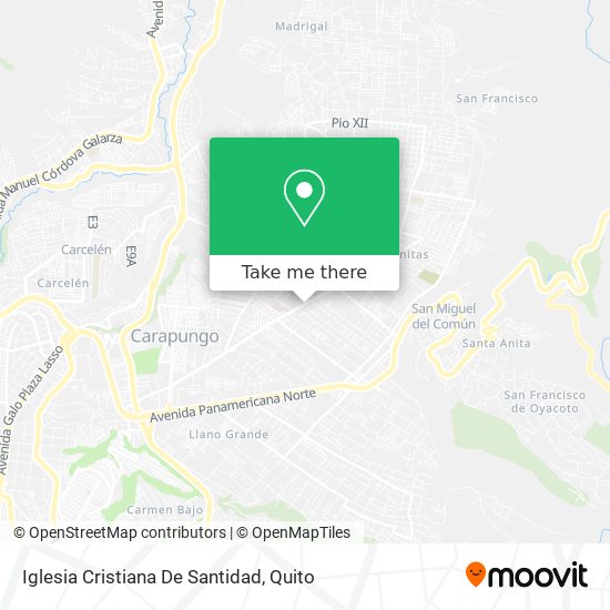 Iglesia Cristiana De Santidad map