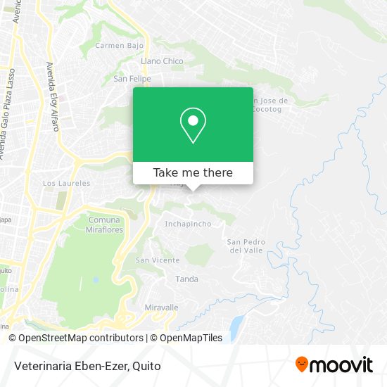 Veterinaria Eben-Ezer map