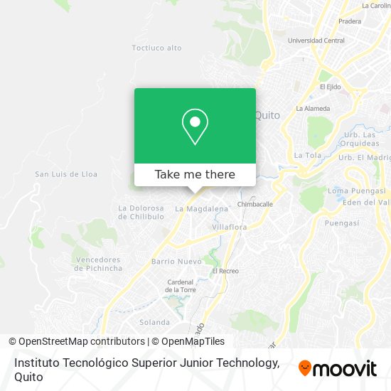 Mapa de Instituto Tecnológico Superior Junior Technology