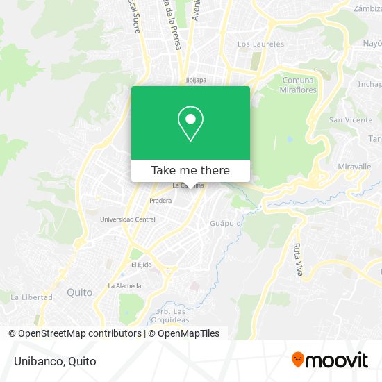 Unibanco map