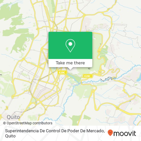 Superintendencia De Control De Poder De Mercado map