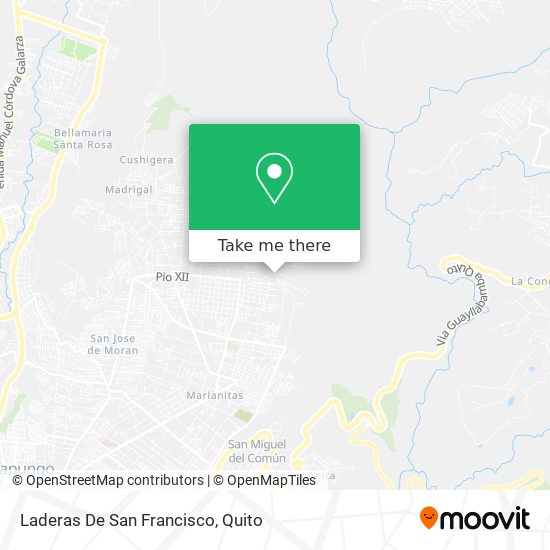 Laderas De San Francisco map
