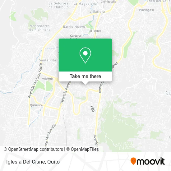 Iglesia Del Cisne map