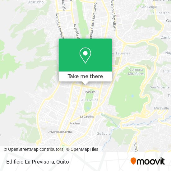 Mapa de Edificio La Previsora