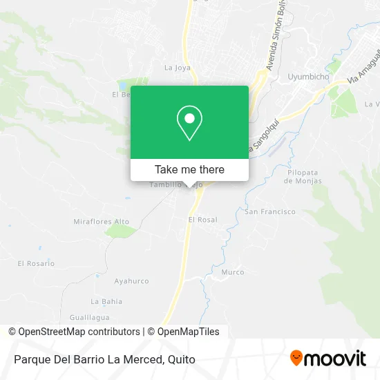 Parque Del Barrio La Merced map