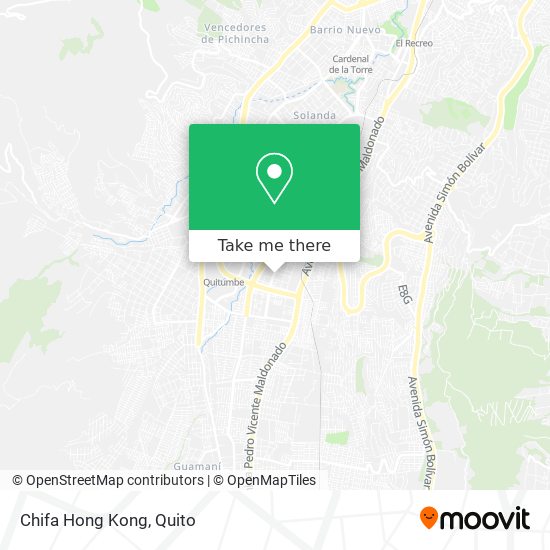 Chifa Hong Kong map