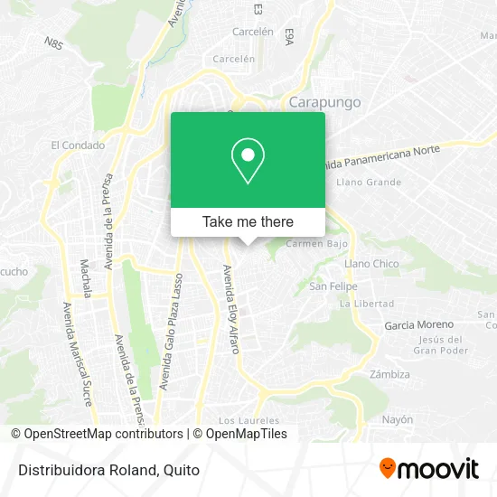 Distribuidora Roland map