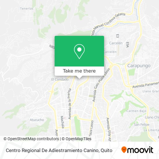 Centro Regional De Adiestramiento Canino map