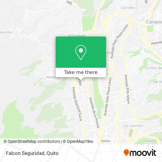 Mapa de Falcon Seguridad