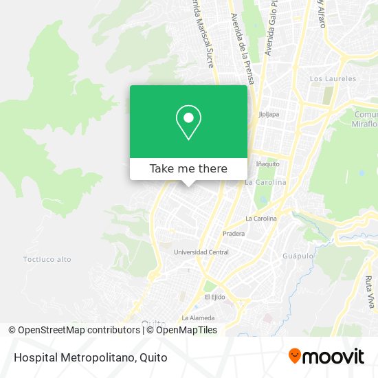 Mapa de Hospital Metropolitano