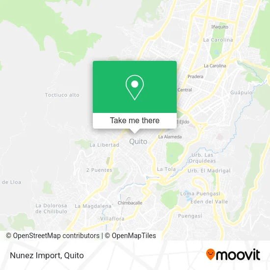 Mapa de Nunez Import