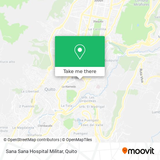 Sana Sana Hospital Militar map