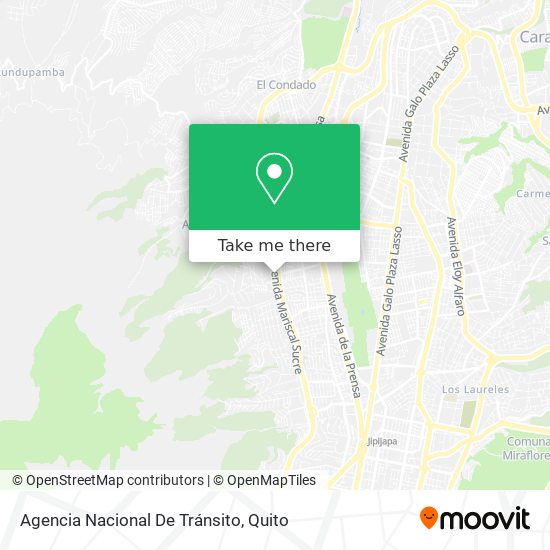 Agencia Nacional De Tránsito map