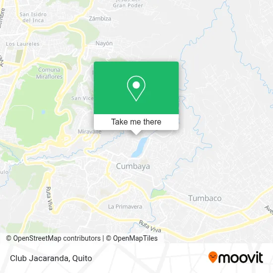 Club Jacaranda map