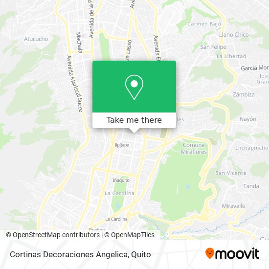 Cortinas Decoraciones Angelica map