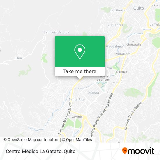 Mapa de Centro Médico La Gatazo