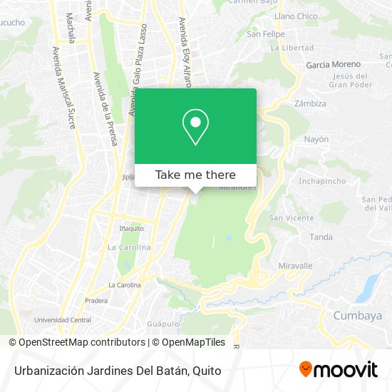 Urbanización Jardines Del Batán map