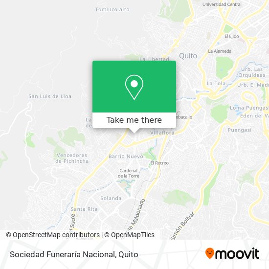 Mapa de Sociedad Funeraría Nacional