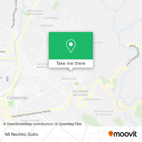 Mi Recinto map