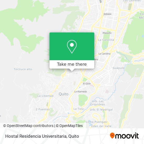 Hostal  Residencia Universitaria map