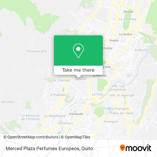 Mapa de Merced Plaza Perfumes Europeos