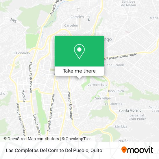 Mapa de Las Completas Del Comité Del Pueblo