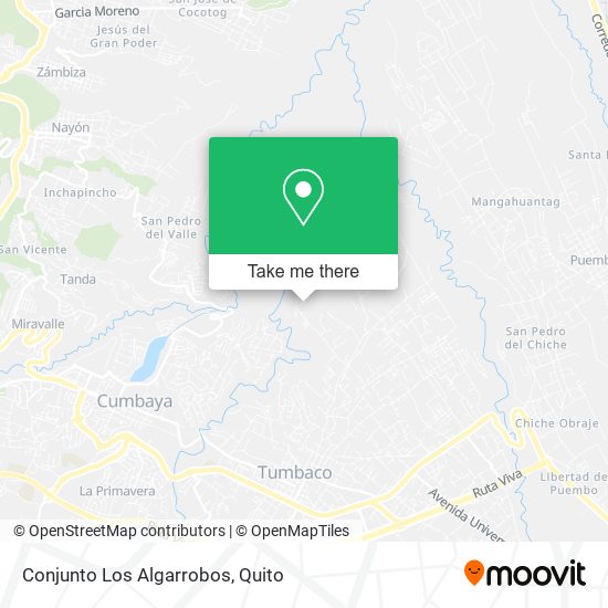 Conjunto Los Algarrobos map