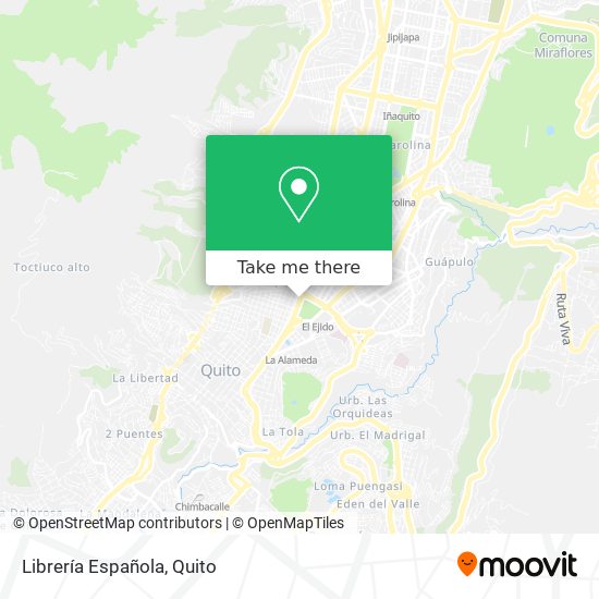 Librería Española map