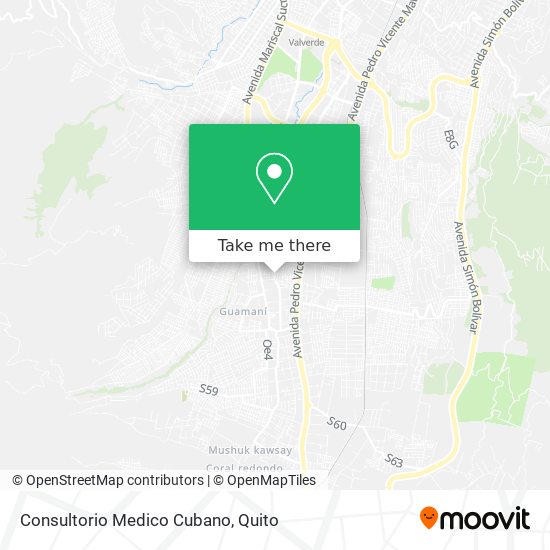 Mapa de Consultorio Medico Cubano