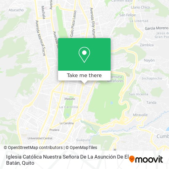 Iglesia Católica Nuestra Señora De La Asunción De El Batán map