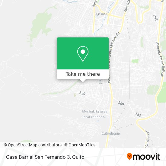 Casa Barrial San Fernando 3 map