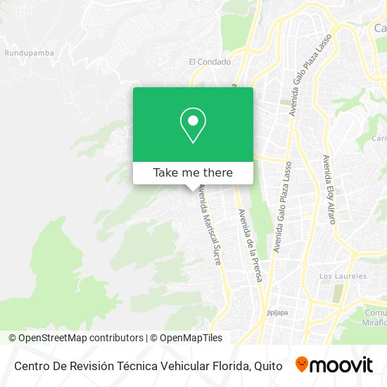 Centro De Revisión Técnica Vehicular Florida map