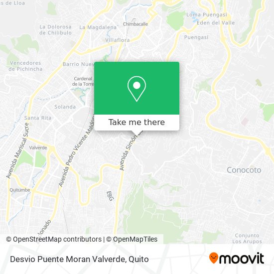 Desvio Puente Moran Valverde map