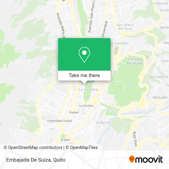 Embajada De Suiza map