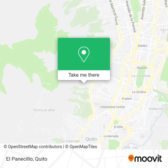 El Panecillo map