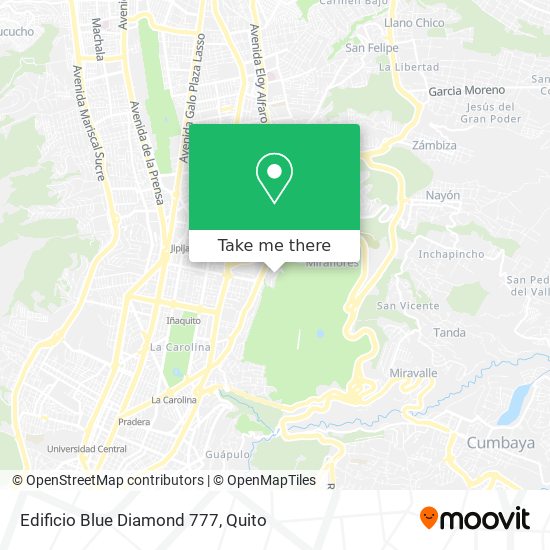 Mapa de Edificio Blue Diamond 777